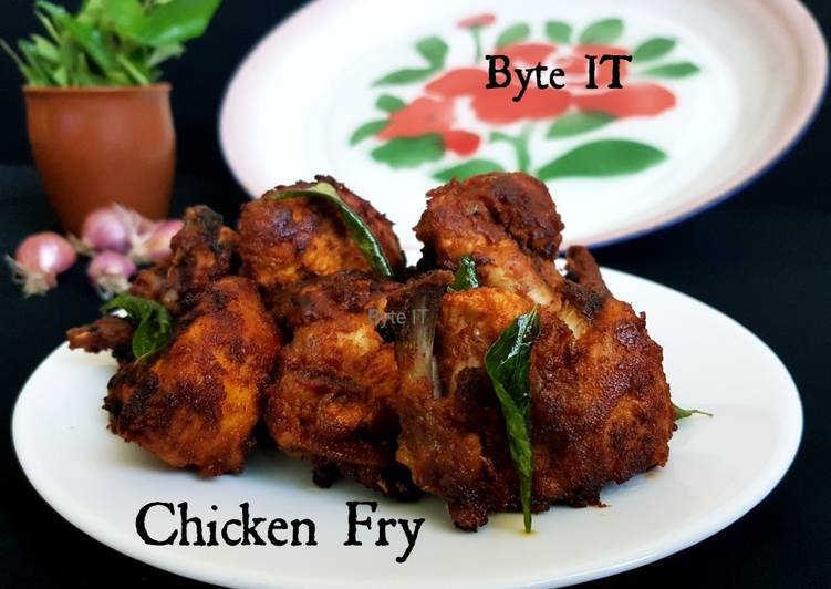 Steps to Serve Tasty Chicken fry