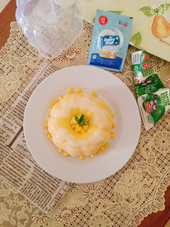 Foto resep Puding Jagung Vla Santan