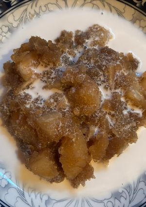 Foto resep Bubur sagu rangi+singkong