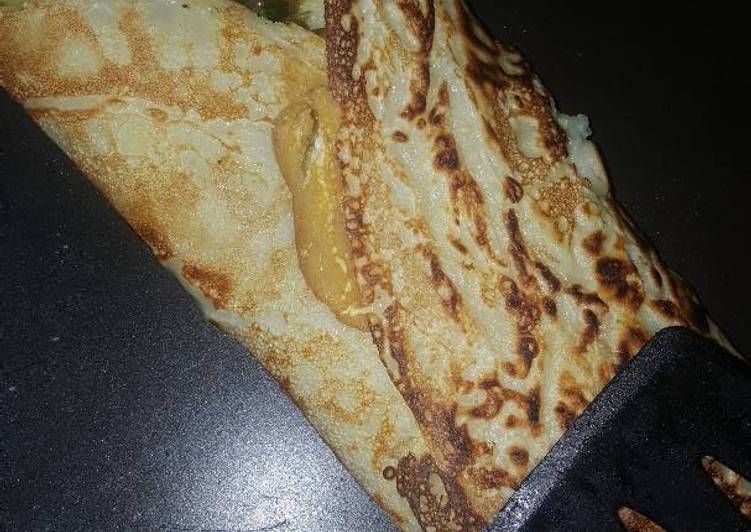 الكريب بالخضار على الطريقه الكوريه