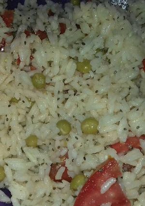 Una foto de Arroz blanco con chía