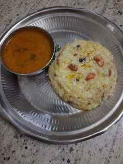 வெண் பொங்கல் (Ven pogal recipe in tamil) செய்முறை முக்கிய புகைப்படம்