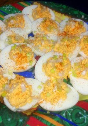 Una foto de Huevos endiablados 😈