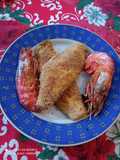 Spigola gratinata con gamberoni 🦐