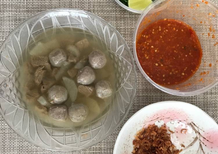 Resep Soto Bakso Sapi Simple | Resep Membuat Soto Bakso Sapi Simple Yang Sempurna