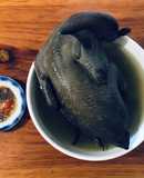 Gà ác hầm ngải cứu