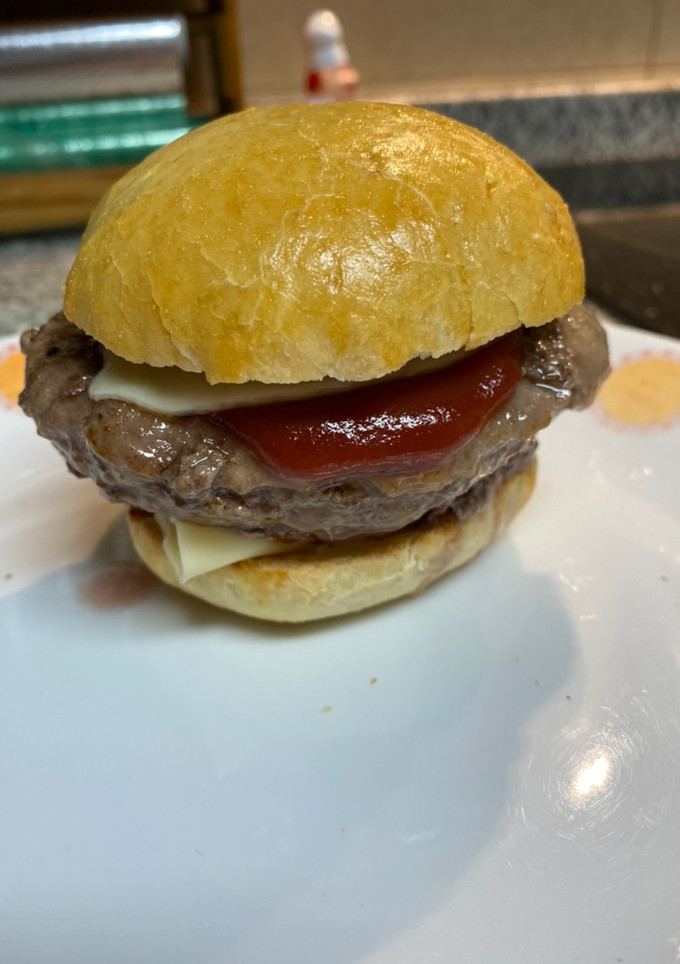 Una foto de Pan de hamburguesa!