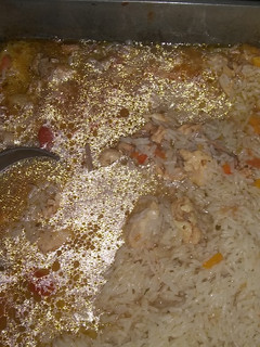 Una foto de Guiso de arroz con pollo