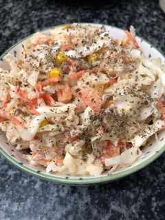 Una foto de 434. Ensalada de arroz y col (entrante ensalada 🥗)