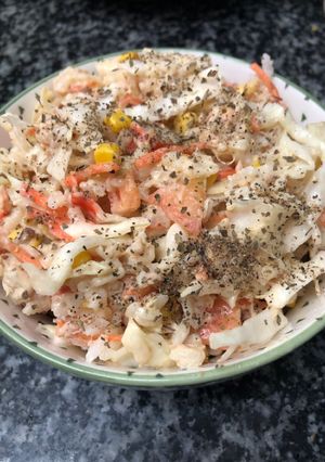 Una foto de 434. Ensalada de arroz y col (entrante ensalada 🥗)