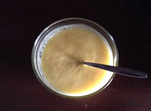 Una foto de Pudín amarillo
