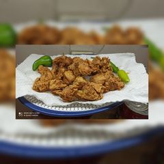 A picture of Chicken popcorn.
