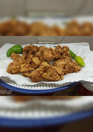 A picture of Chicken popcorn.