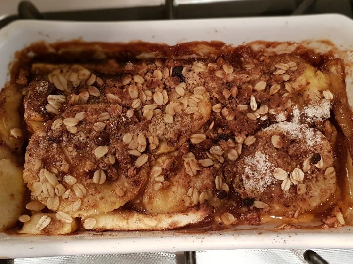 Recipe Apple crumble with oat flour which Delicious