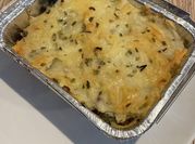 Una foto de pastel de verduras al horno