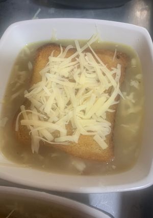 Una foto de Sopa de cebolla