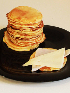 Una foto de Tortitas americanas caseras sin gluten