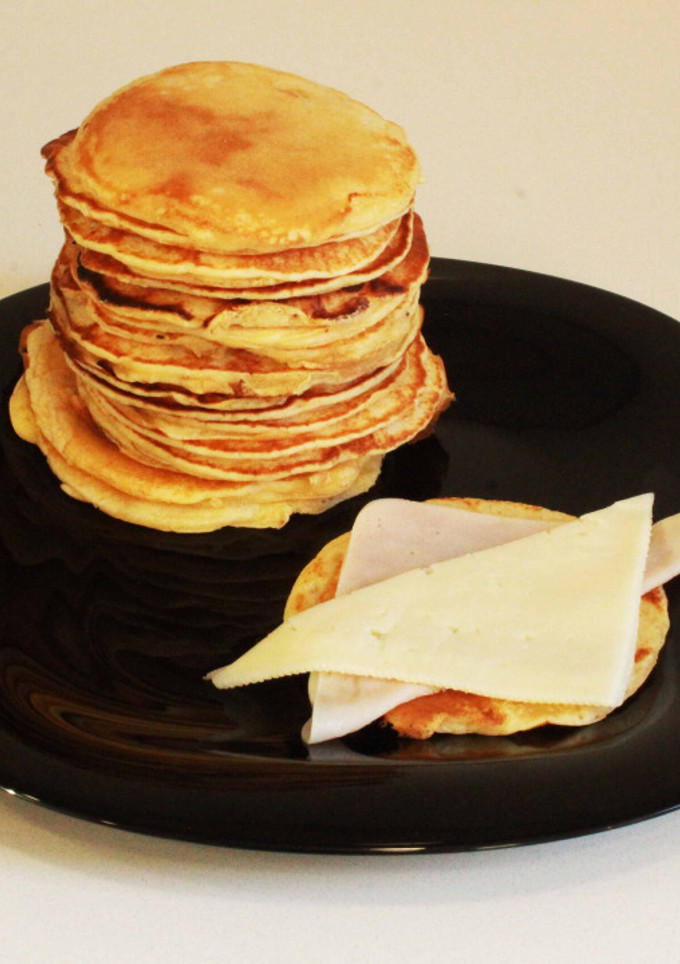 Una foto de Tortitas americanas caseras sin gluten