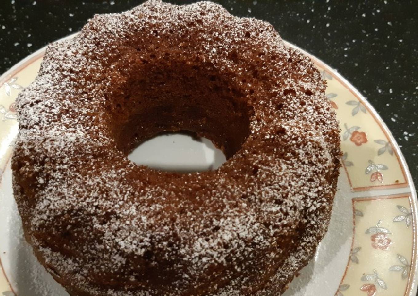 Cake au chocolat en poudre