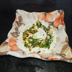 A picture of Hung curd dip.