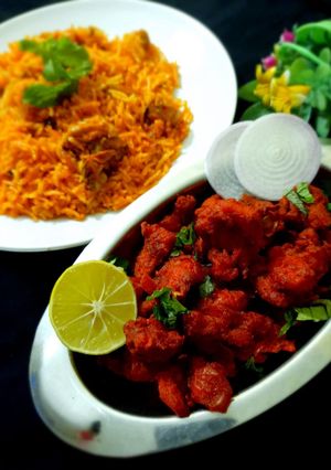 A picture of Roadside chilli chicken.