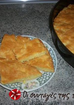 A picture of Cheese pie without filo from Epirus.