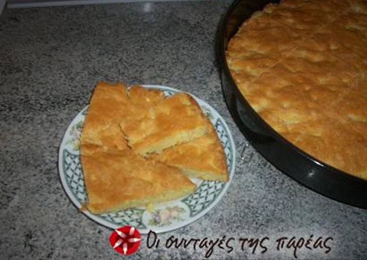 Recipe of Super Quick Homemade Cheese pie without filo from Epirus