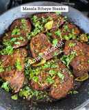 Masala Ribeye Beef Steaks:
