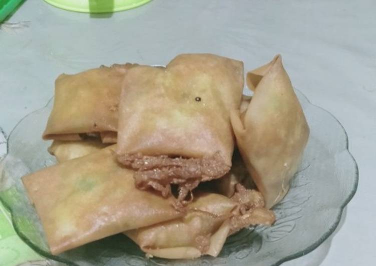 urutan Membuat Martabak Telor kulit Lumpia Jadi, Enak Banget