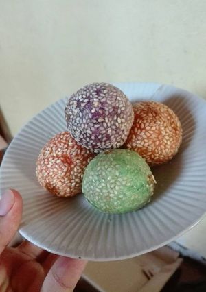 Foto resep Onde onde rainbow