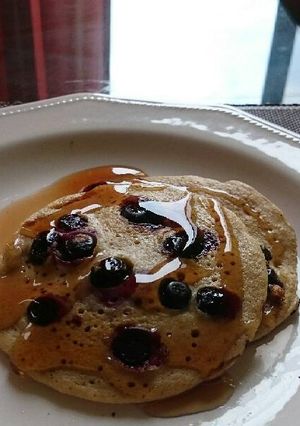 Una foto de Pancakes de avena