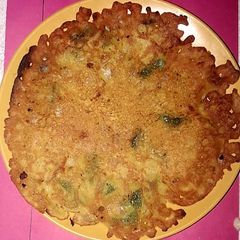A picture of Besan chilla.