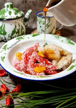 Foto resep Cenil Merah Putih