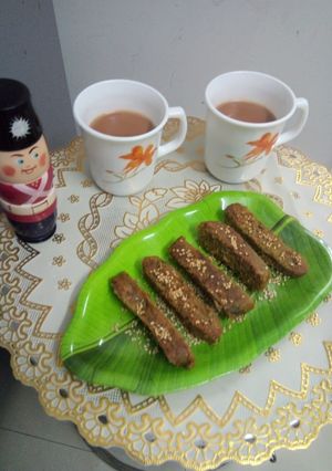 A picture of Methi muthia.