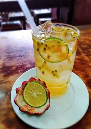 Hình của món Soda chanh leo.