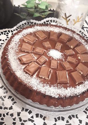 صورة لوصفة كيكة المول العجيب بكريمة الكراميل