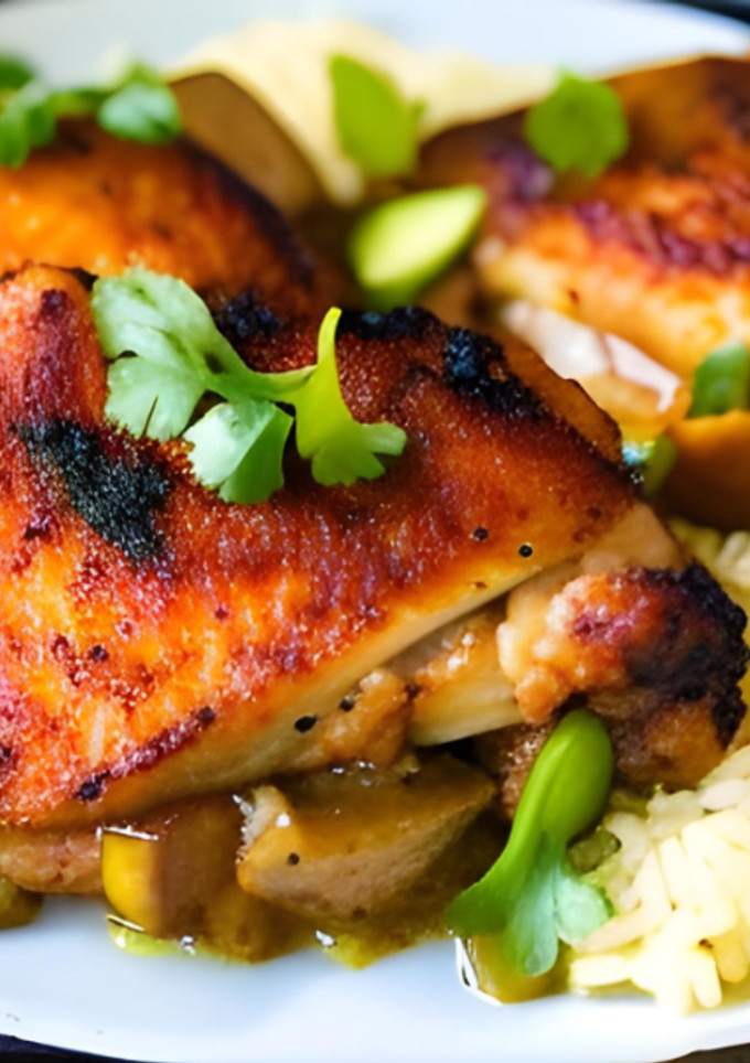 Una foto de Pollo al Ajillo Crockpot: El Secreto Mejor Guardado de los Amantes de la Cocina