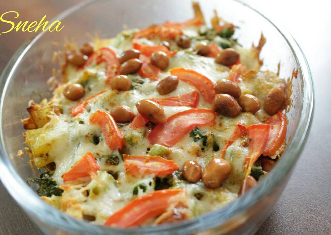 Baked Cheese Chapaati Noodles