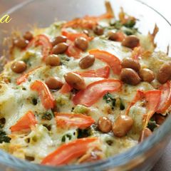A picture of Baked Cheese Chapaati Noodles.