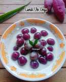 Bubur candil ubi ungu