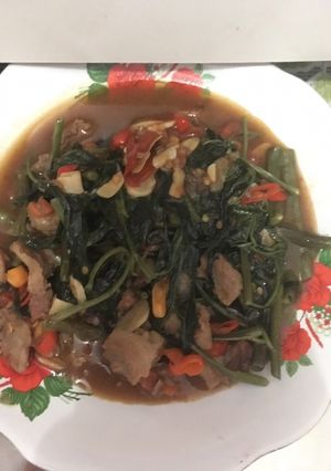 Foto resep Tumis kangkung with beef