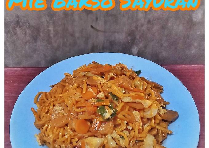 Cara Membuat Resep Mie Bakso Sayuran