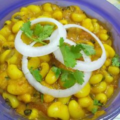 A picture of Black eyed bean/Lobia curry.