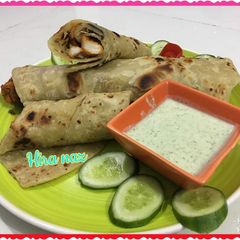 A picture of Chicken Paratha Roll.