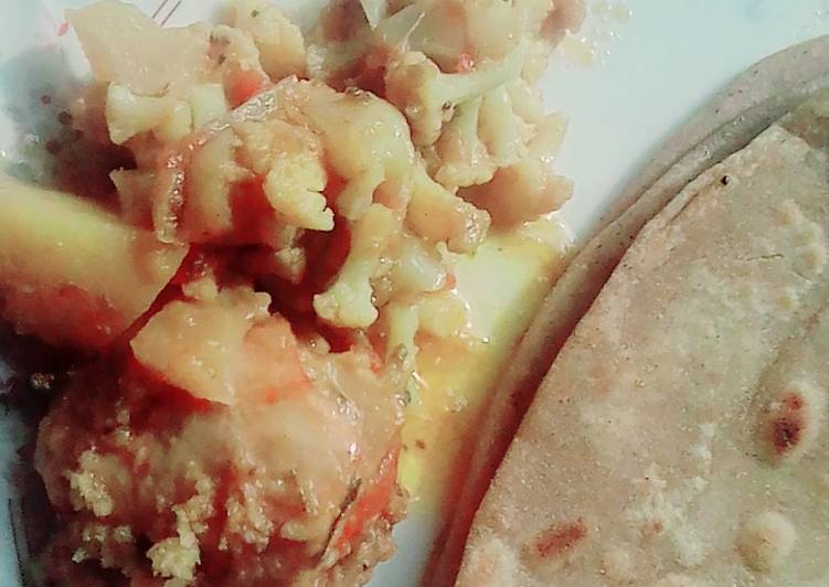 Recipe of Speedy Chicken Gobi Alu