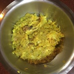 A picture of Fish Bottle Gourd Curry.