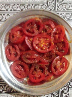 A picture of Chat patte tamatar.