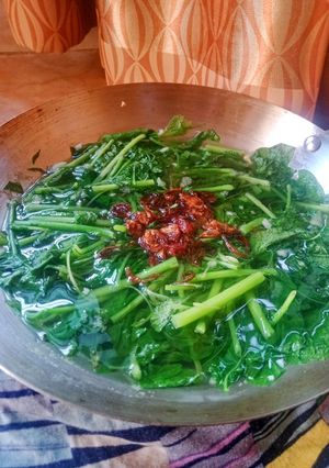 Foto resep Sayur Bayam Bening Cemplung
