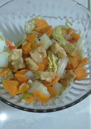Foto resep Tumis sawi putih