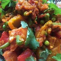 A picture of #nationalcurryweek 🍠 Sweet potato and vegetable pathia.